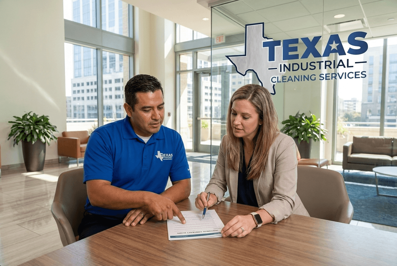 Texas Industrial Cleaning Services crew